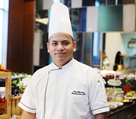 Vijay Bhandari is the new Executive Sous Chef at Sheraton Hyderabad ...